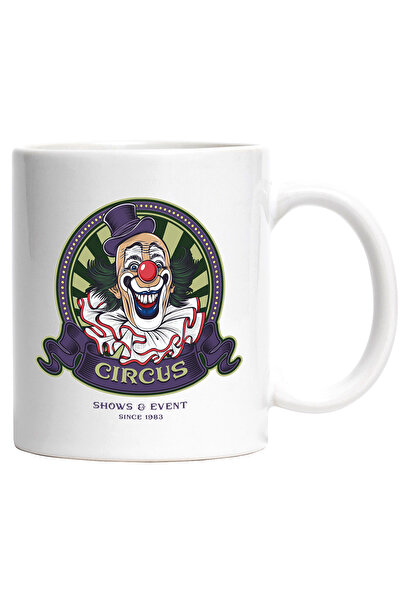 StoryGift Romania Cana Cu Mesaj In Engleza Circus, Circ, Clovn, Costum, Palar...