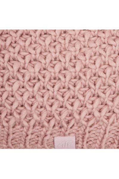 4F women's hat 4FAW23ACAPF300 pink