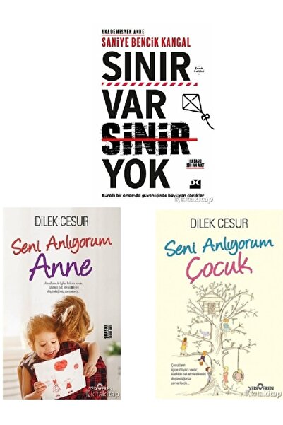 Yediveren Yayınları Sınır Var Sinir Yok-Seni Anlıyorum Anne-Seni Anlıyorum Ço...
