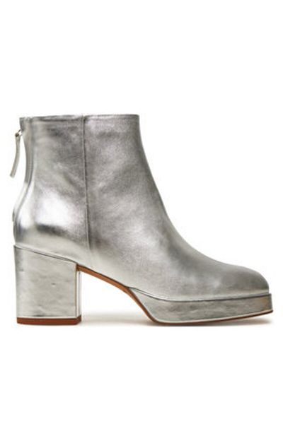 Balagan women's ankle boots ELTON silver-colored