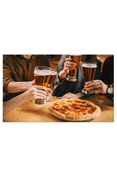 StoryGift Romania Tablou Canvas: Prietenie La Restaurant, Grup La Masa - Pran...