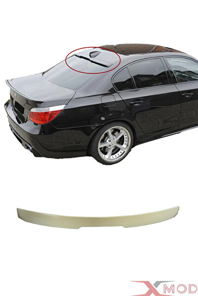 XMOD Bmw Spoiler E60 Cam Üstü Boyasız Abs Plastik Spoiler 2003 - 2010