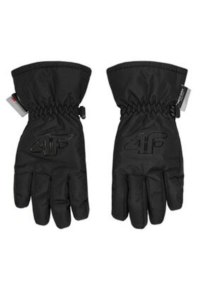 4F unisex children's ski gloves 4FJWAW24AFGLU130 black