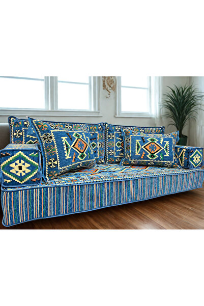 daireden 5 Parça | 20cm Yükseklik Şark Köşesi Seti | Yıkanabilir Kılıf | Süng...