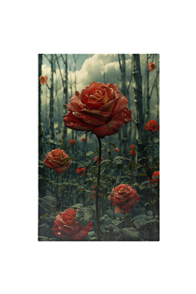StoryGift Romania Tablou Canvas Beautiful And Fresh Roses Care Cresc In Salba...