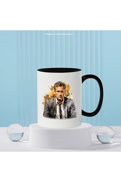 StoryGift Romania Mug With James Bond, Daniel Craig, Character, Movies, Multicolor 330 ml, Ceramic c, With ,STG
