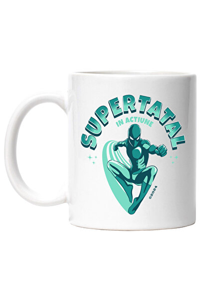 StoryGift Romania Cana spiderman erou Supertatal-in-actiune familie , 330ml, ...