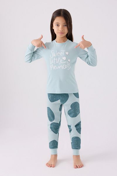 Rolypoly Heart Mother Daughter Pajamas Set, Each Age Group Has Different Prices!! !