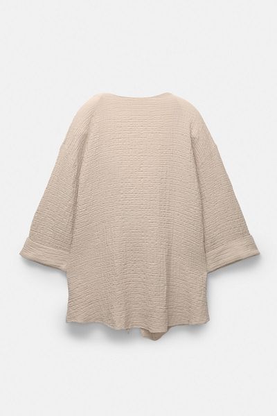 Pull & Bear Rustic blouse with front knot