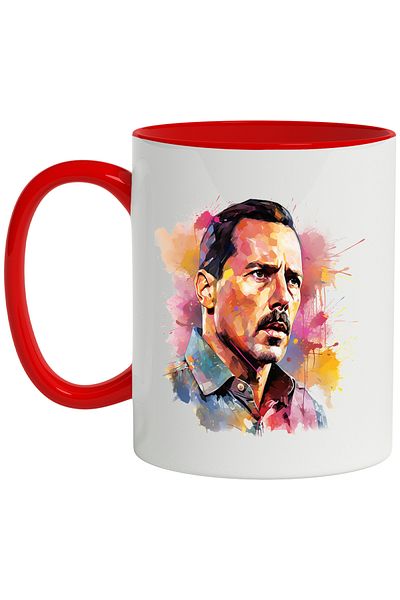 StoryGift Romania Mug With Freddie Mercury, Singer, Artist, Celebrity, Multicolor 330 ml, Ceram, With ,STG