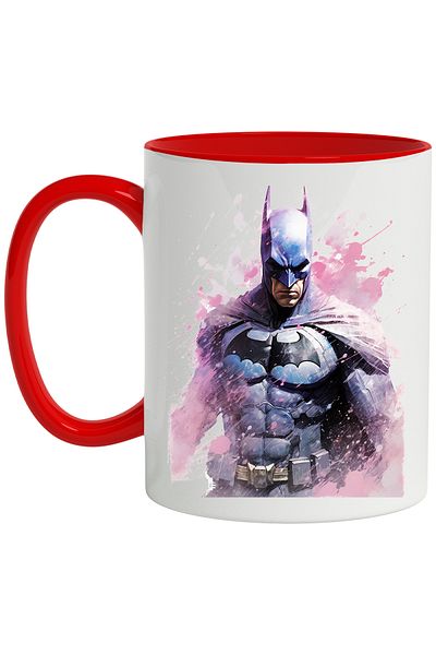 StoryGift Romania Mug With Batman, Mask, DC, Cape, Superhero, Illustration, Multicolor 330 ml, C, With, STG