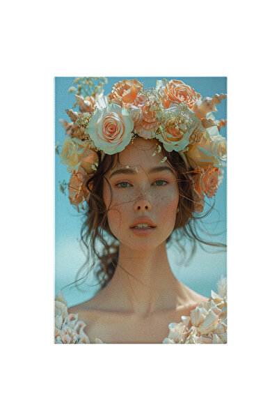 StoryGift Romania Tablou Canvas: Călătoria Femeii În Grădina Primăverii - Cor...