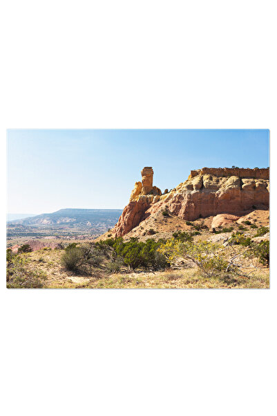 StoryGift Romania Tablou Canvas: Ghost Ranch In New Mexico - Peisaj Desertic, Observare, Exercitiu