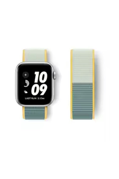 PSGT Apple Watch Uyumlu Seri: 1/2/3/4/5/6/7/8/9/se 38-40-41mm Ve Seri10-11 (42MM) Kordon Spor Loop Hasır