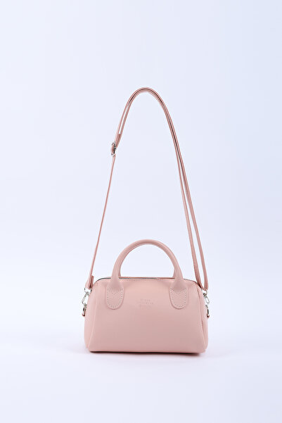 SHAKA Pudra Shk184 Suni Deri ,Fermuarlı Tek Bölmeli ,Askılı El, Kol ve Omuz Ç...