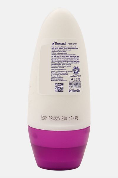 Rexona Free Spirit For Dry Fresh Confidence Roll On Deodorant, 45 ml