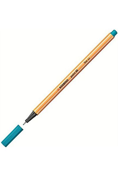 Stabilo Fineliner Pen 88-51 Turquoise Blue Pack of 10