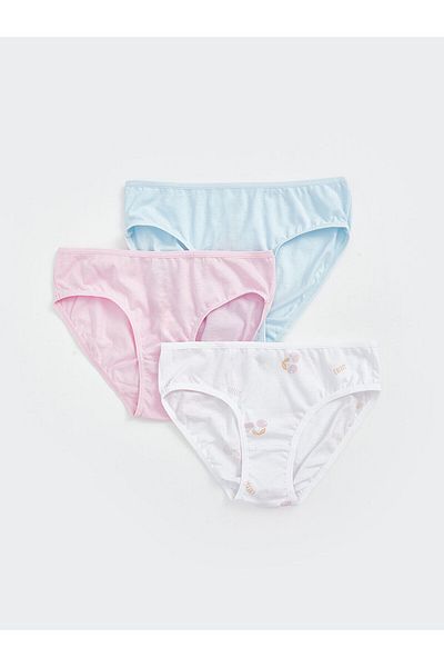 LC Waikiki Elastic Waist Girl's Panties 3-Piece