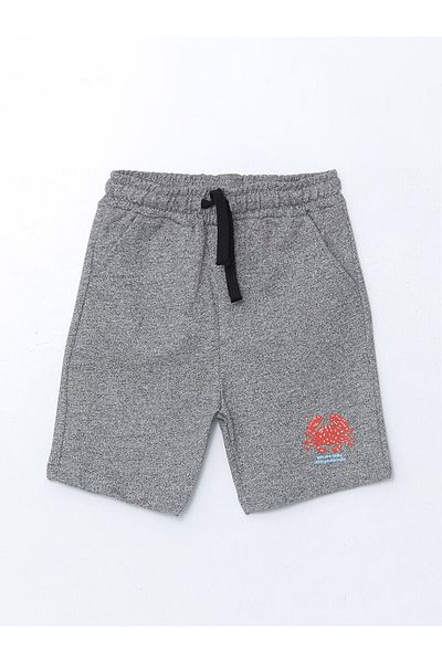 LC Waikiki Printed Boys' Shorts with Elastic Waist