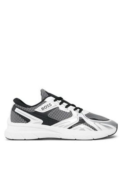 BOSS boss men's sneakers 50504289 silver