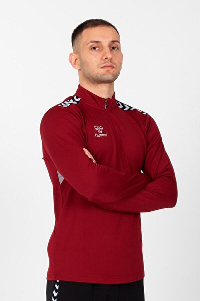 hummel Otantik Antrenman Eşofman Üstü Bordo