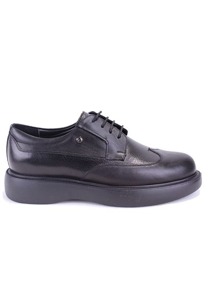 DAGOSTER Dma78-9543 Black Orthopedic Classic Sports Men's Leather Shoes