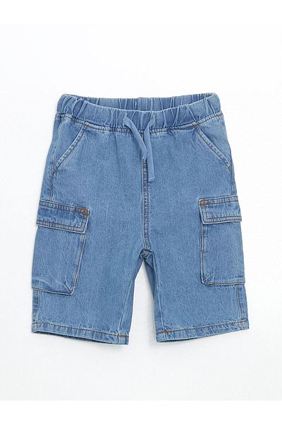 LC Waikiki Elastic Waist Boy Jean Shorts