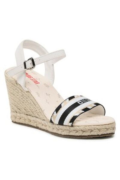 Big Star Shoes women's espadrilles LL274878 white