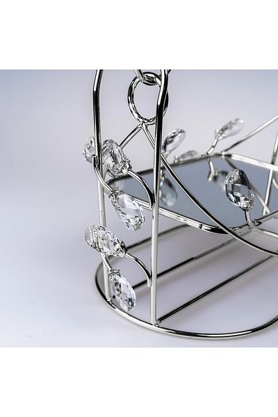 Hinora Damla Stone Swing Model Stylish Presentation Holder with Mirror
