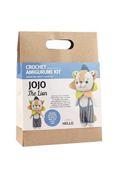 Genel Markalar Tığ İşi Amigurumi Yapım Kiti (Jojo The Lion)