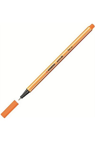 Stabilo Fineliner Pen 88-54 Orange Pack of 10