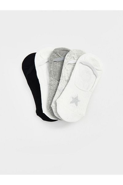 LC Waikiki Patterned Girl's Ballerina Socks Pack of 5