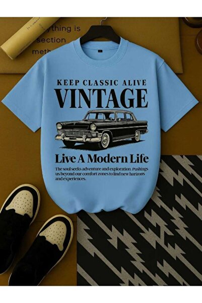 KOZİA OUTDOORS MALKOCBEY TRICOU OVERSIZE BASIC CU GULER ROTUND, CU IMPRIMEU A...