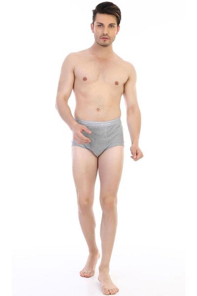 Çift Kaplan Men's Ribana Classic Slip 860 Gray