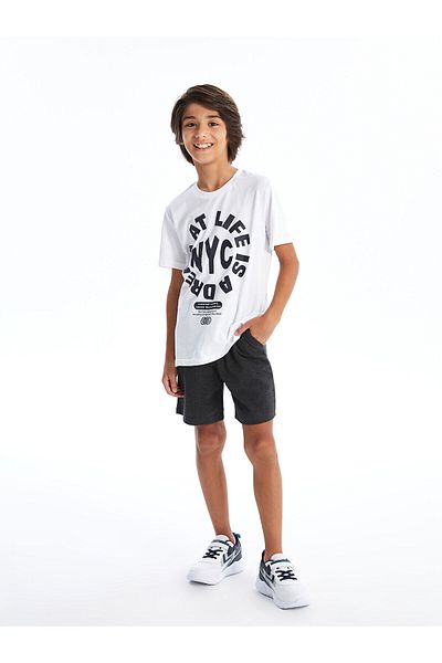 LC Waikiki Basic Boy Shorts with Elastic Waist
