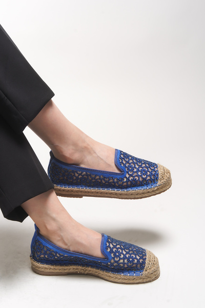 Riccon Jehyeth Kadın Espadril 00128 Mavi