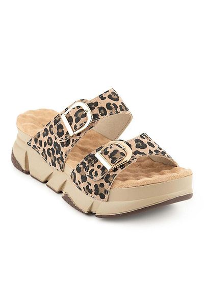 Muya Kiirus Anatomical Sole Heel Spur Women's Slippers Leopard