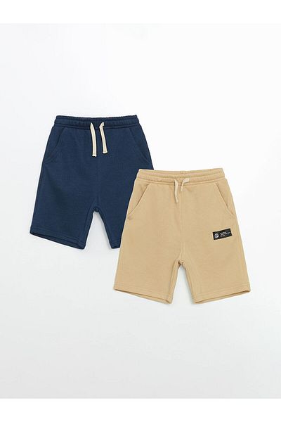 LC Waikiki Elastic Waist Boy's Shorts 2-Piece