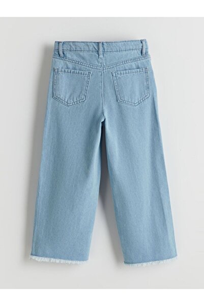 LC Waikiki Girl's Jeans Pants with Adjustable Elastic Waist