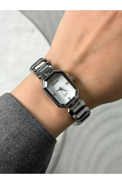 RoseandRoses Slyvie Original Model New Season Women's Wristwatch Silver (White Dial)