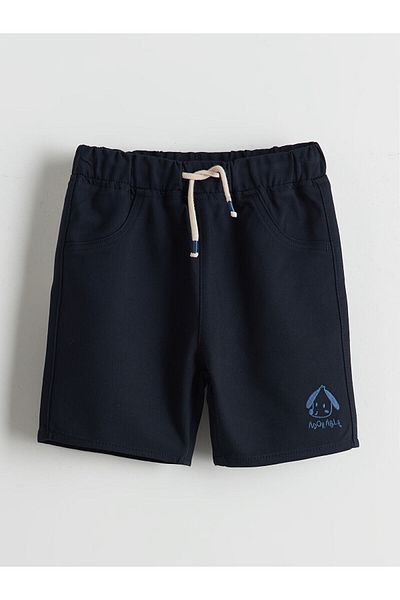 LC Waikiki Printed Boys' Shorts with Elastic Waist
