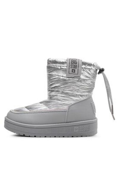 Big Star Shoes girls' snow boots KK374218 silver