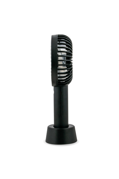 Zass Mini ventilator portabil ZPF 02, putere 5W, 3 viteze, baterie 1200mAh, încărcare USB, autonomie 2-6h, negru