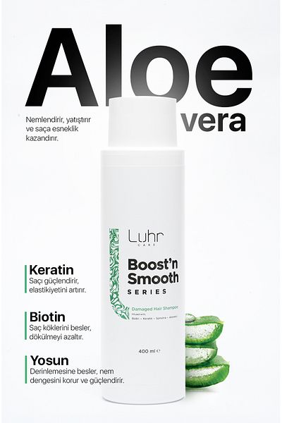 Luhr Care Strengthening and Nourishing Shampoo for Damaged and Processed Hair (400ml)