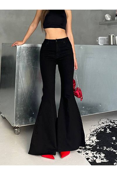 DENİKK Trend Special Design Super Spanish Leg Lycra Flexible Fabric Denim Jean Trousers