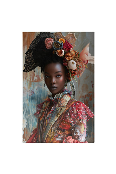 StoryGift Romania Tablou Canvas Rochia Poveștilor O Femeie de Culoare în Scen...