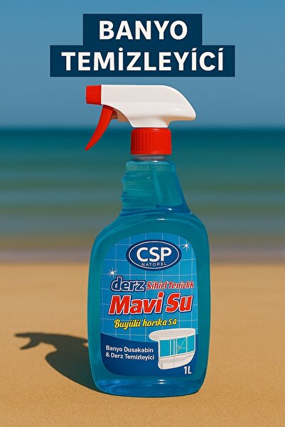 CSP Naturel Sihirli Muhteşem Su Sprey 1 Lt Banyo Derz Temizleyici Lavabo Faya...