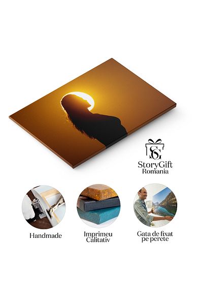 StoryGift Romania Tablou Canvas Canionul Basaltic Studlagil In Islanda, Studlagil, Basalt, Islanda, Calatorie, Pe