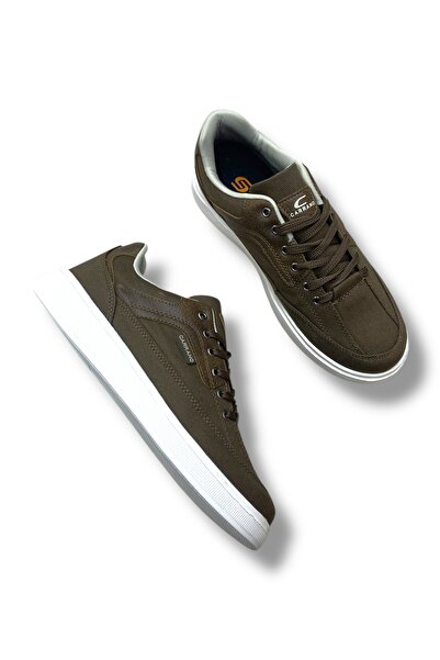 Carrano Keten Günlük Kullanım Erkek Ekru Sneaker Ayakkabı