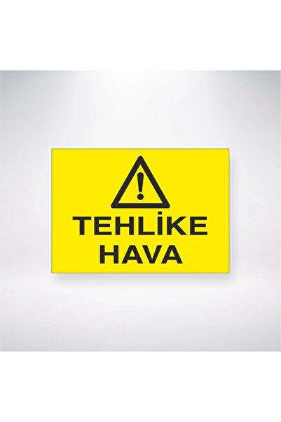 Reysa Tasarım ملصق خطر الطقس 20×28 سم